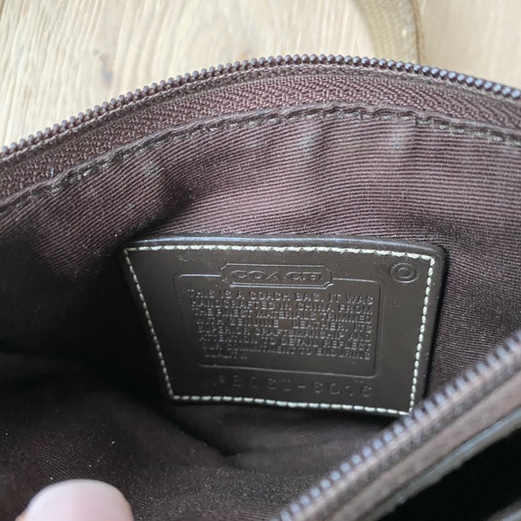 COACH brown swing bag purse - Picture 3 of 8